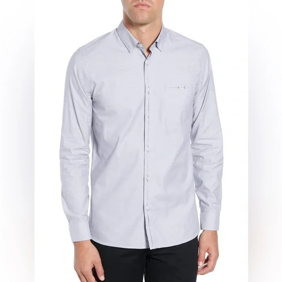 Ted Baker | Shirts | Ted Baker London Brixton Slim Fit End On End Sport Shirt Blue Size Extra Large | Poshmark Ted Baker | Shirts | Ted Baker London Brixton Slim Fit End On End Sport Shirt Blue Size Extra Large | Poshmark